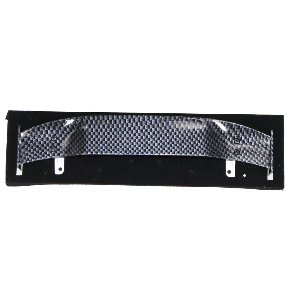 Carbon Fiber Style SPOILER (182mm) with SILVER (LOW MOUNT) WING STANDS - [GRT] 00466 - Image 6
