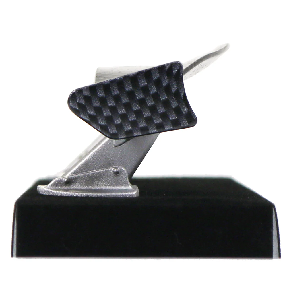 Carbon Fiber Style SPOILER with SILVER 171MM WIDE WING STANDS - [GRT] ORC Z33 WG00478-U3 - Image 3