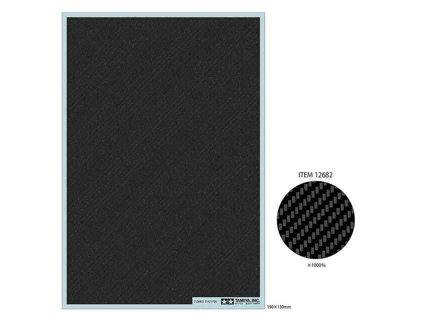 CARBON PATTERN DECAL TWILL WEAVE STICKER SHEET [Tamiya] 12682 12681 12680 12679 - Image 3