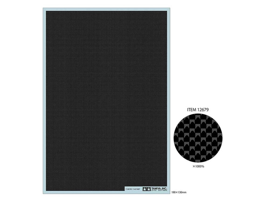 CARBON PATTERN DECAL TWILL WEAVE STICKER SHEET [Tamiya] 12682 12681 12680 12679 - Image 4