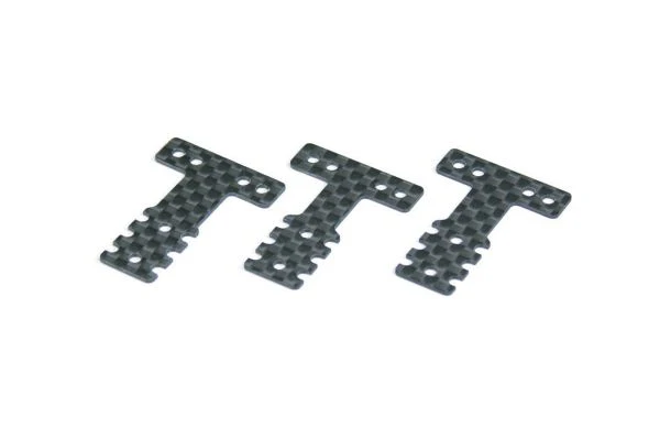 Carbon Rear Suspension Plate Set 3 x SOFT MM/MM2/LM  (for MR-03) T-Plate [Kyosho] MZW403S