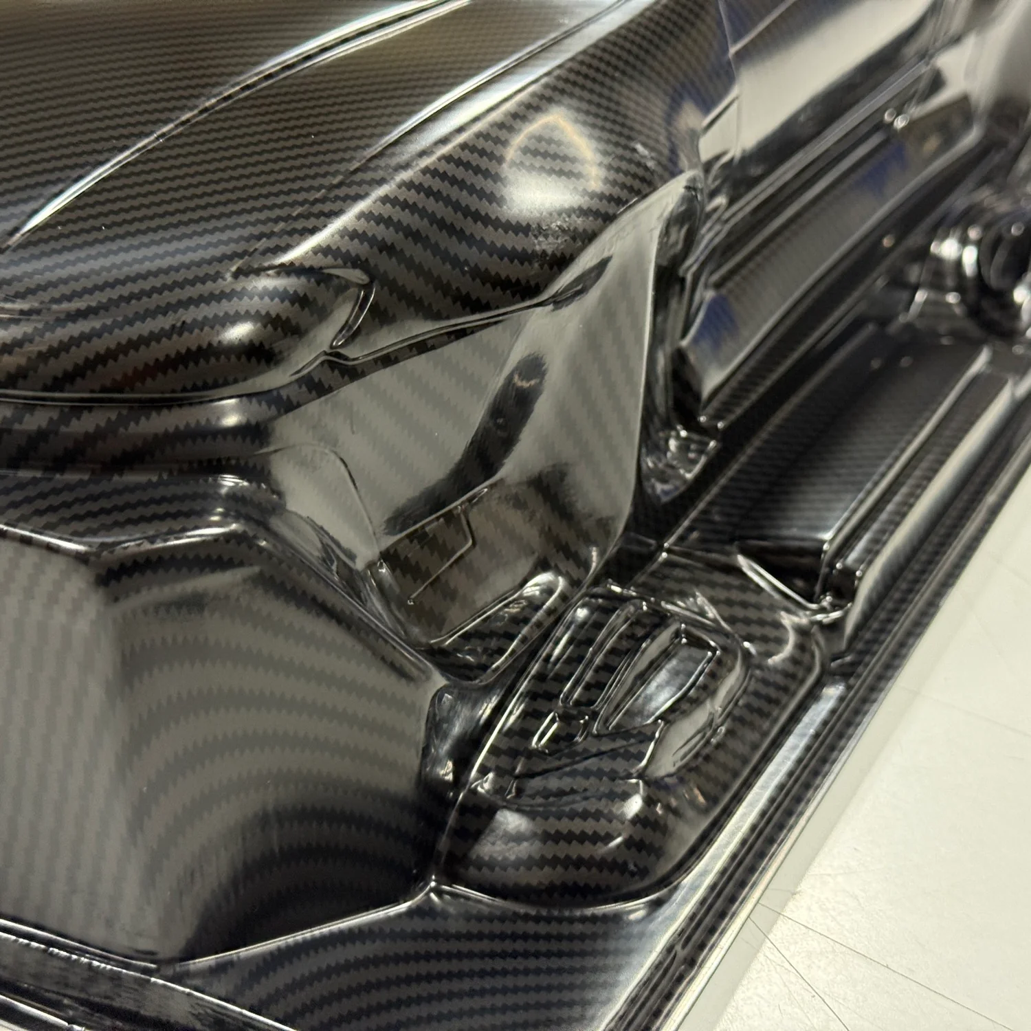 (CARBON VERSION Limited Edition) Nissan Silvia S15 Raijin THUNDER GOD Origin Labo 1-10 Body Set [Pandora] FCB-195C - Image 4