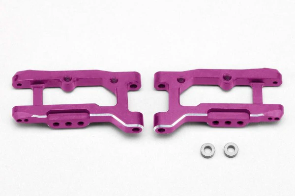 CHAMFERED REAR SHORT H-ARM FOR RD2.0-SD2.0 - Lower Arms Set BLACK RED PURPLE BLUE [Yokomo] Y2-008RAW Y2-BL8RAW Y2-P08RAW Y2-R08RAW - Image 3