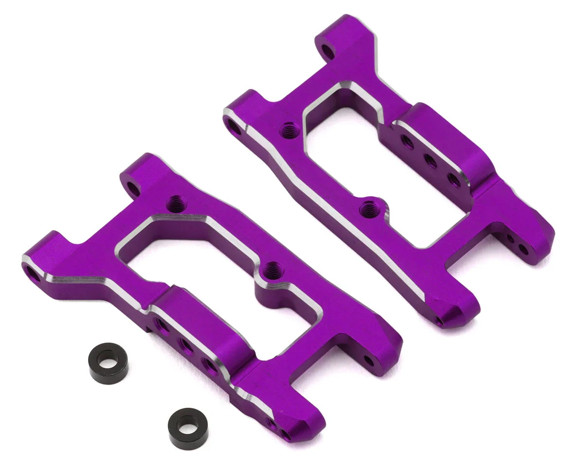 CHAMFERED REAR SHORT H-ARM FOR RD2.0-SD2.0 - Lower Arms Set BLACK RED PURPLE BLUE [Yokomo] Y2-008RAW Y2-BL8RAW Y2-P08RAW Y2-R08RAW - Image 7