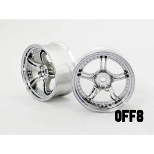 CHROME SILVER SSR PROFESSOR SPX 6mm - 8mm [RC Art] WW-0506CS WW-0508CS