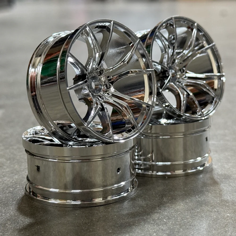 CHROME FX Split 5 Spokes - Titan Style - Concave 8 Offset 1-10 Rims (4-Pack) [MST] 102049S