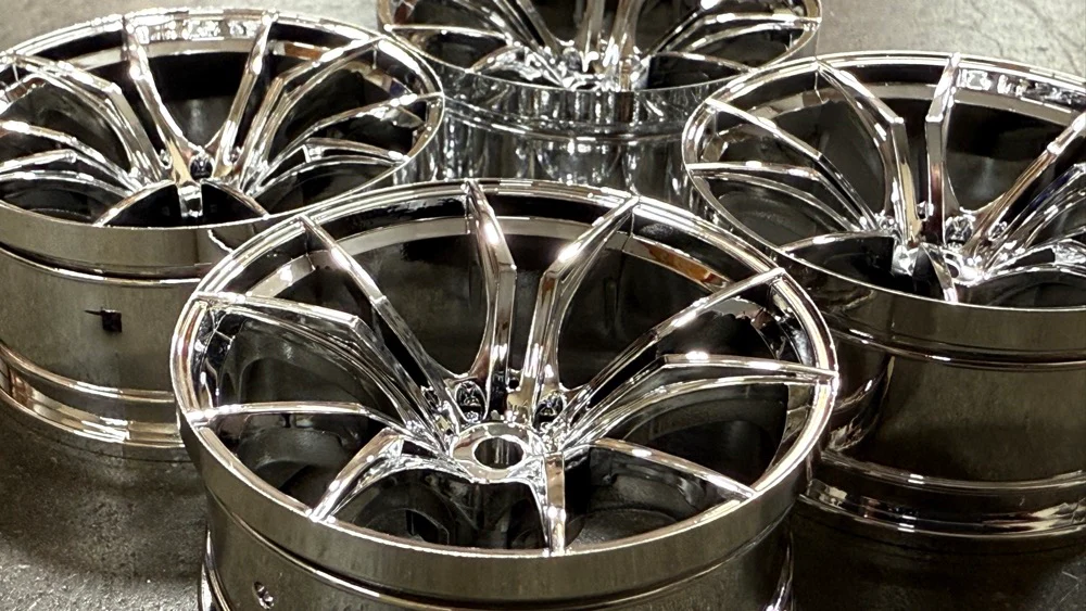 CHROME FX Split 5 Spokes - Titan Style - Concave 8 Offset 1-10 Rims (4-Pack) [MST] 102049S - Image 4