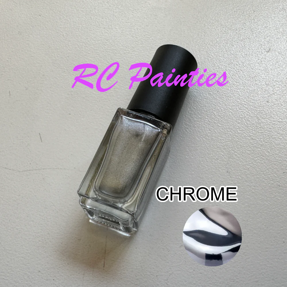 CHROME - Trim and Fine Detailer for Polycarbonate Lexan Bodies  (5ml) [RC PAINTIES] RCP05ML-CR