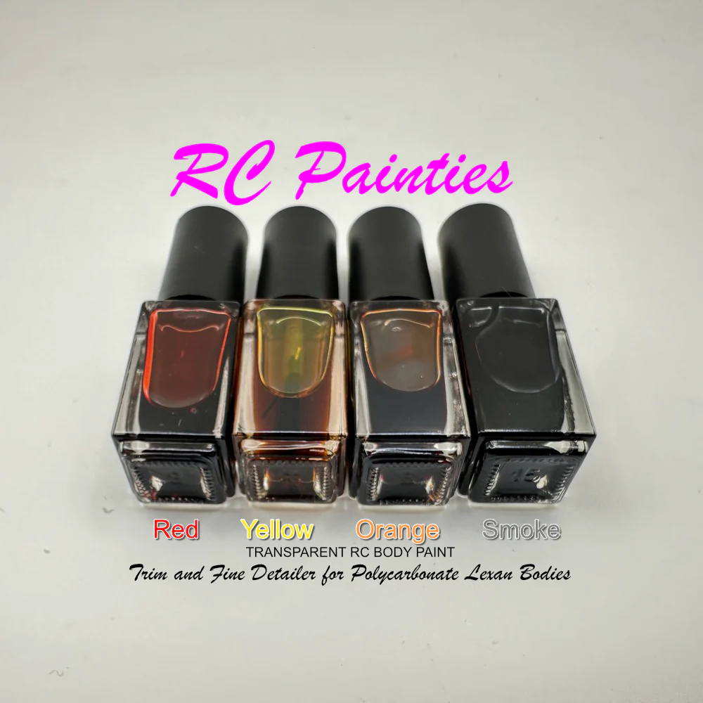 GLOSS BLACK - Trim and Fine Detailer for Polycarbonate Lexan Bodies  (5ml) [RC PAINTIES] RCP05ML-B - Image 4