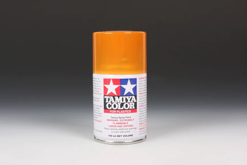 CLEAR ORANGE - Lacquer Spray Paint 100ml (For Plastic Models) TS-73 [Tamiya] 85073 - Image 2