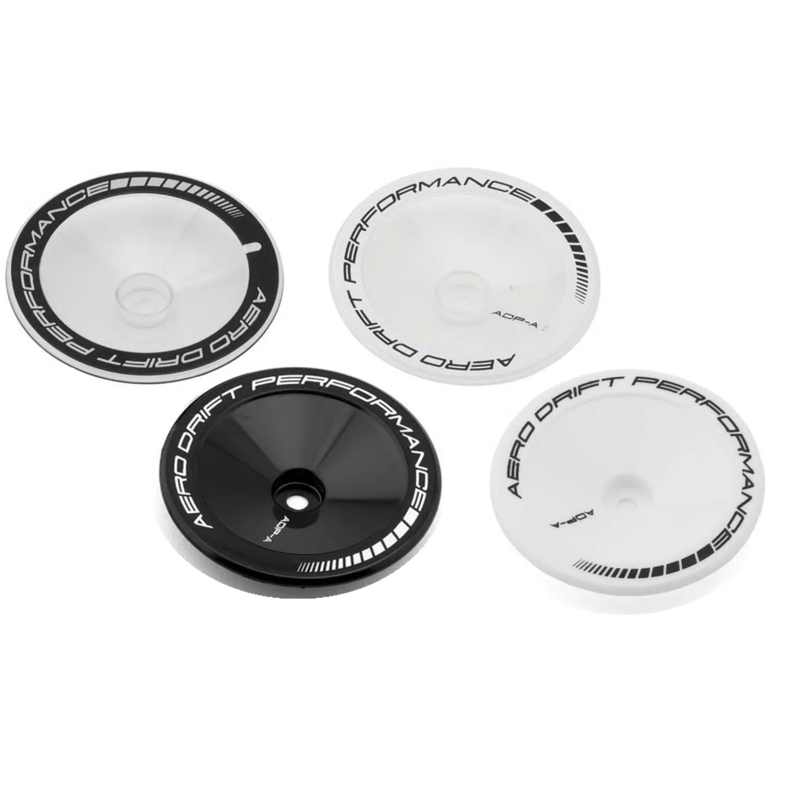 CONCAVE / FLAT AERO DRIFT Wheel Cover (White, Black, Clear) [DS Racing] - Image 2