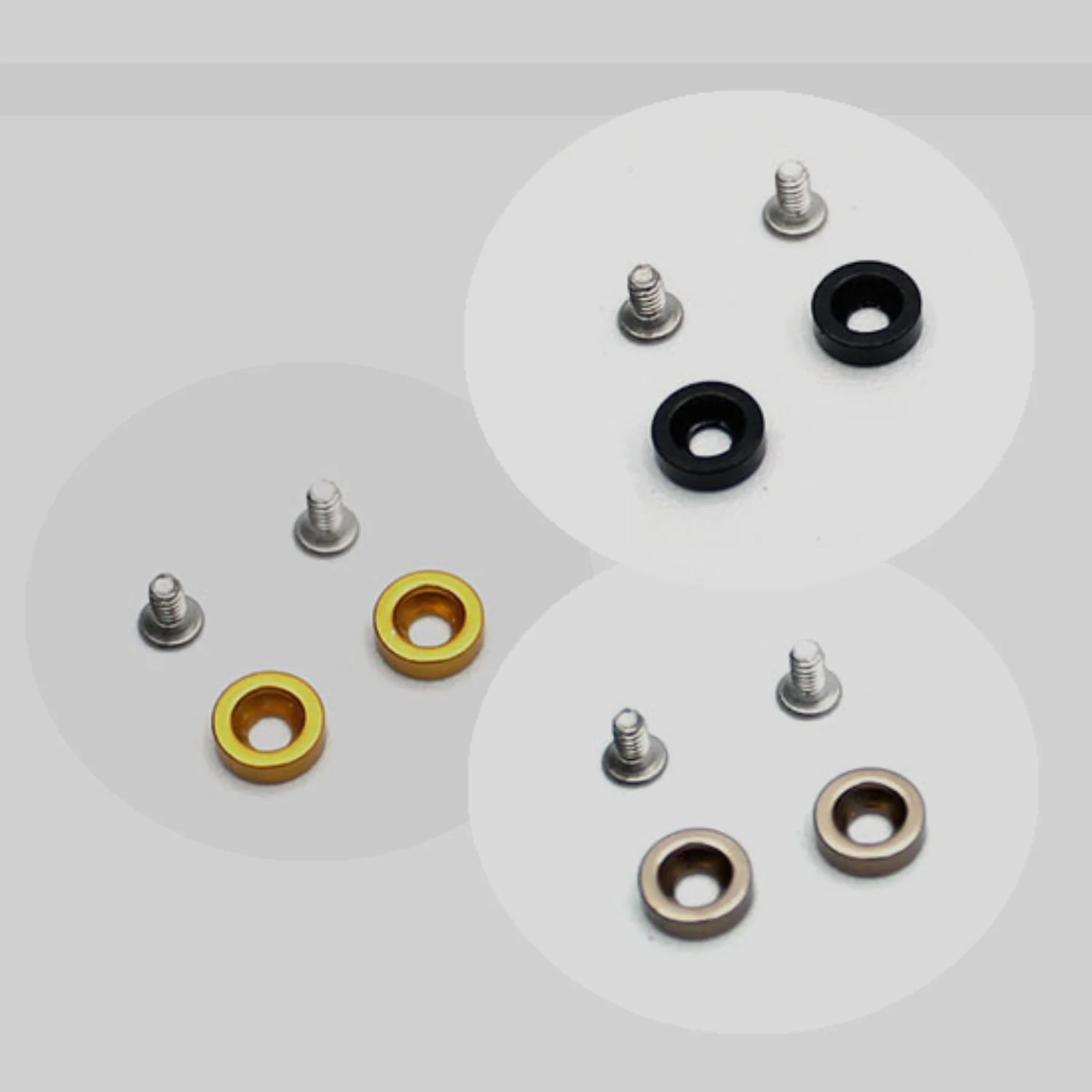 Countersunk Washers (Gold, Grey or Black) [Reflex Racing] RX551
