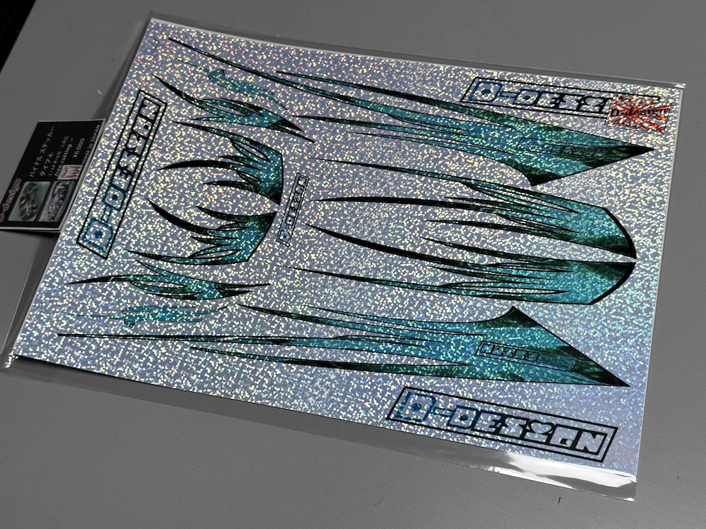 D DESIGN SPARKLE 1-10 Livery Sheet (8 colors to choose) [ETO Works x D DESIGN] RED PURPLE ORANGE TEAL BLUE PINK YELLOW GREEN - Image 4
