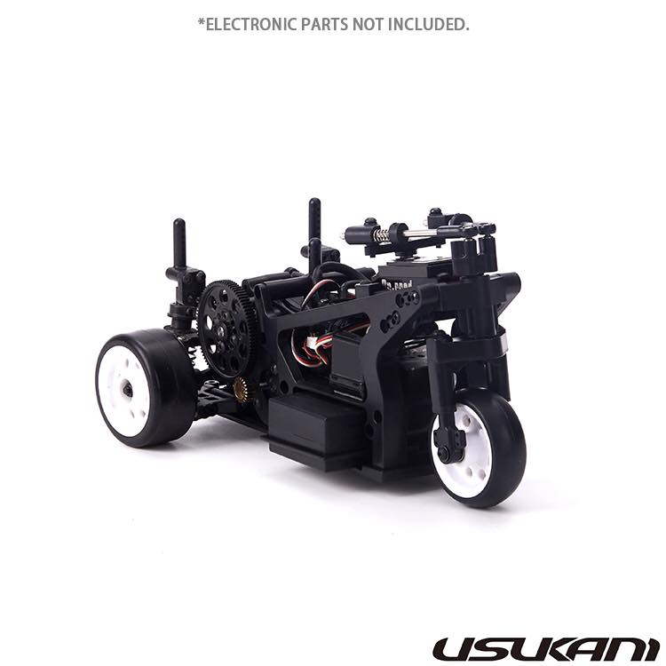 D3T 1-8 RC EP DRIFT TRICYCLE  CHASSIS KIT [Usukani] US88201 - Image 2