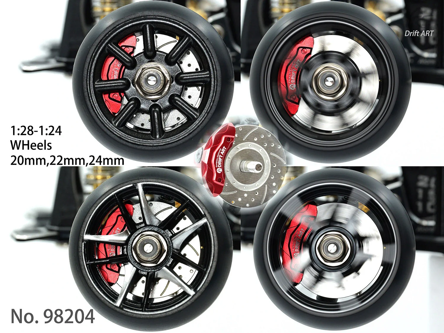 DA3 Aluminum CNC Simulation Brake System For DA3 DA4 [Drift Art] 98204 - Image 2