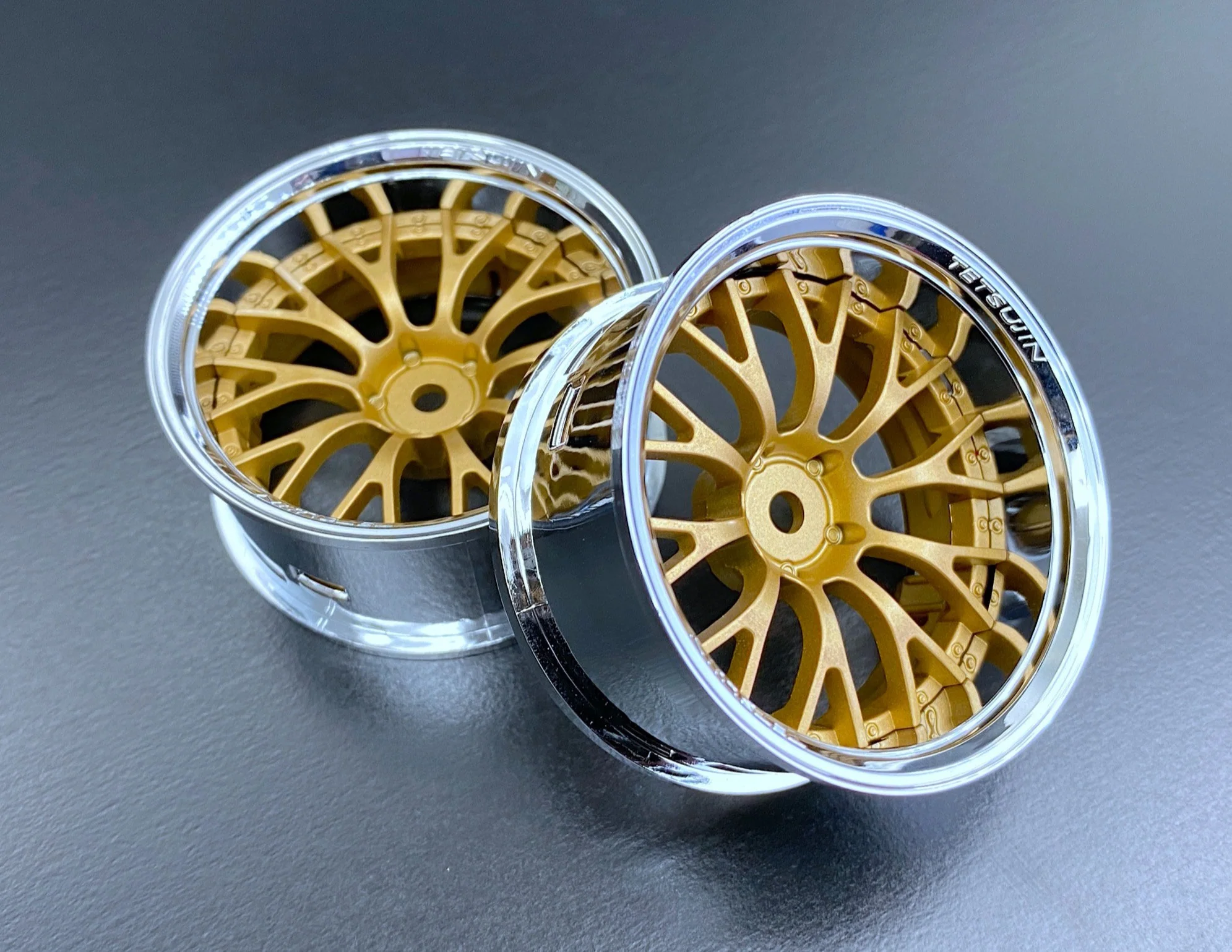 DAISY GOLD - CHROME LIP RIM02 Super-Rim Set (Adjustable Offset 3, 6, 9) [Tetsujin] TT-8098