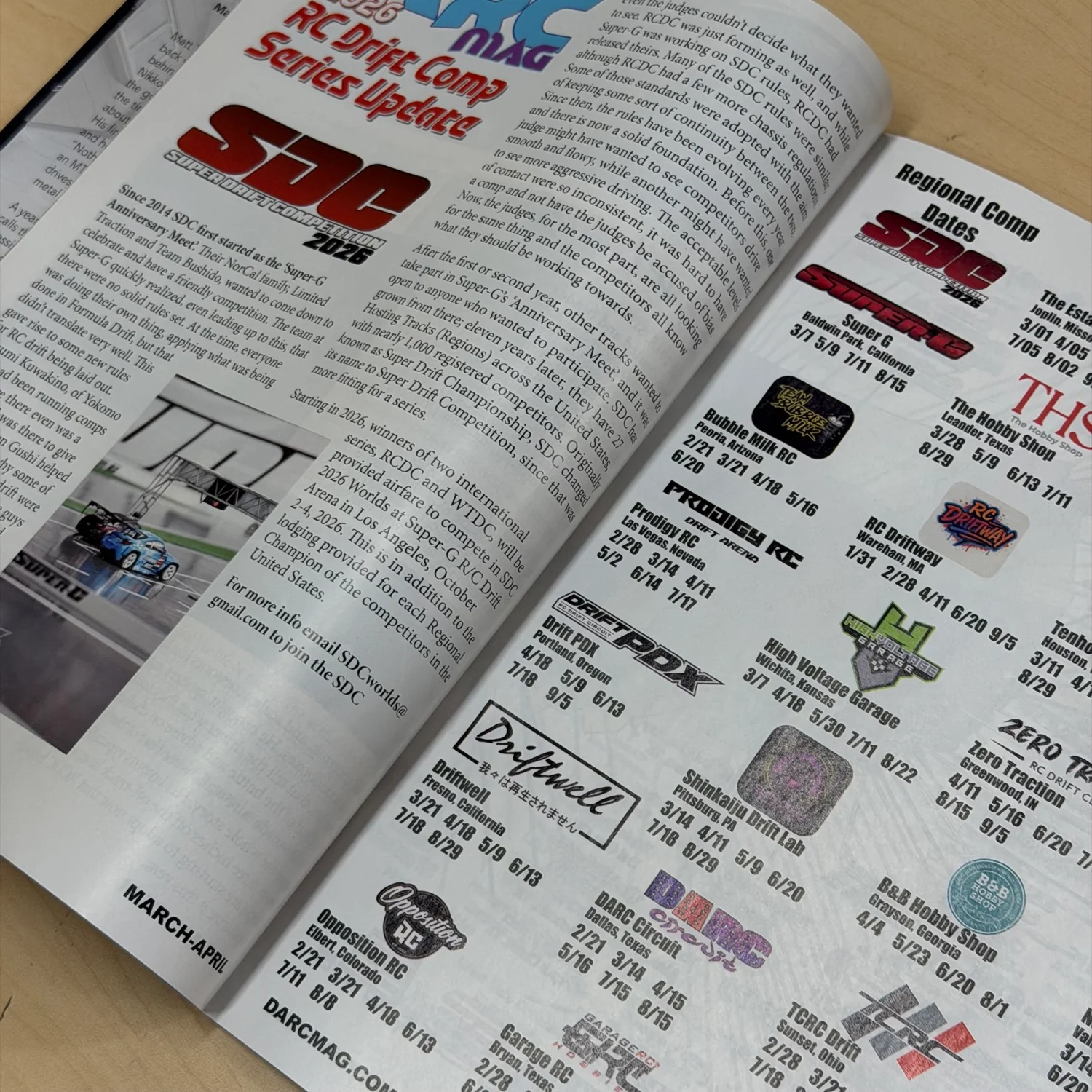 DARC MAG - RC DRIFT CAR MAGAZINE (MAR/APR 2026) / DARCMAG.COM - Image 2