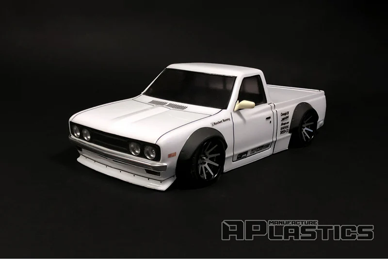 Datsun 620 Truck w- Flares Widebody  1-10 Body Set [APlastics] D620
