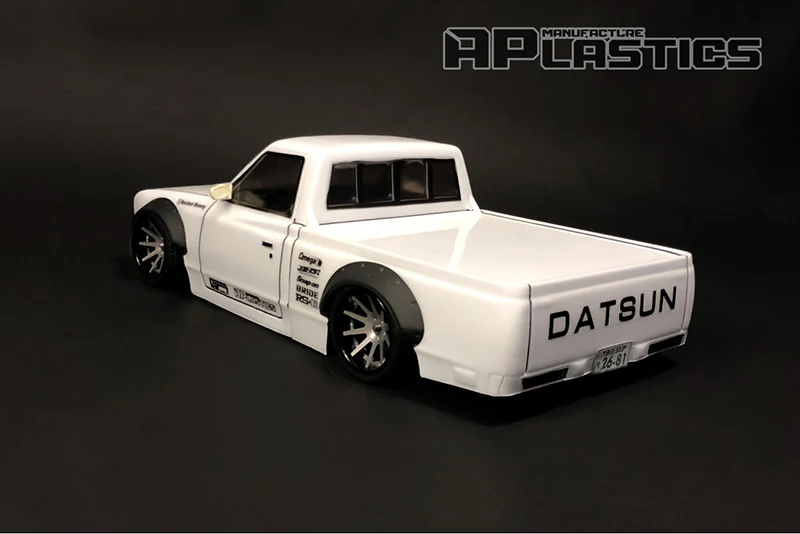 Datsun 620 Truck w- Flares Widebody  1-10 Body Set [APlastics] D620 - Image 2