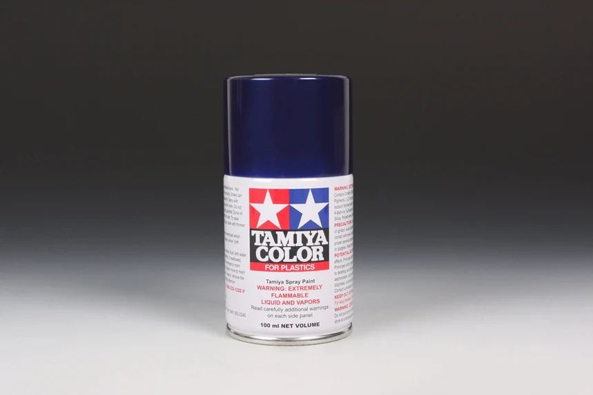 DEEP METALLIC BLUE - Lacquer Spray Paint 100ml (For Plastic Models) TS-53 [Tamiya] 85053 - Image 2