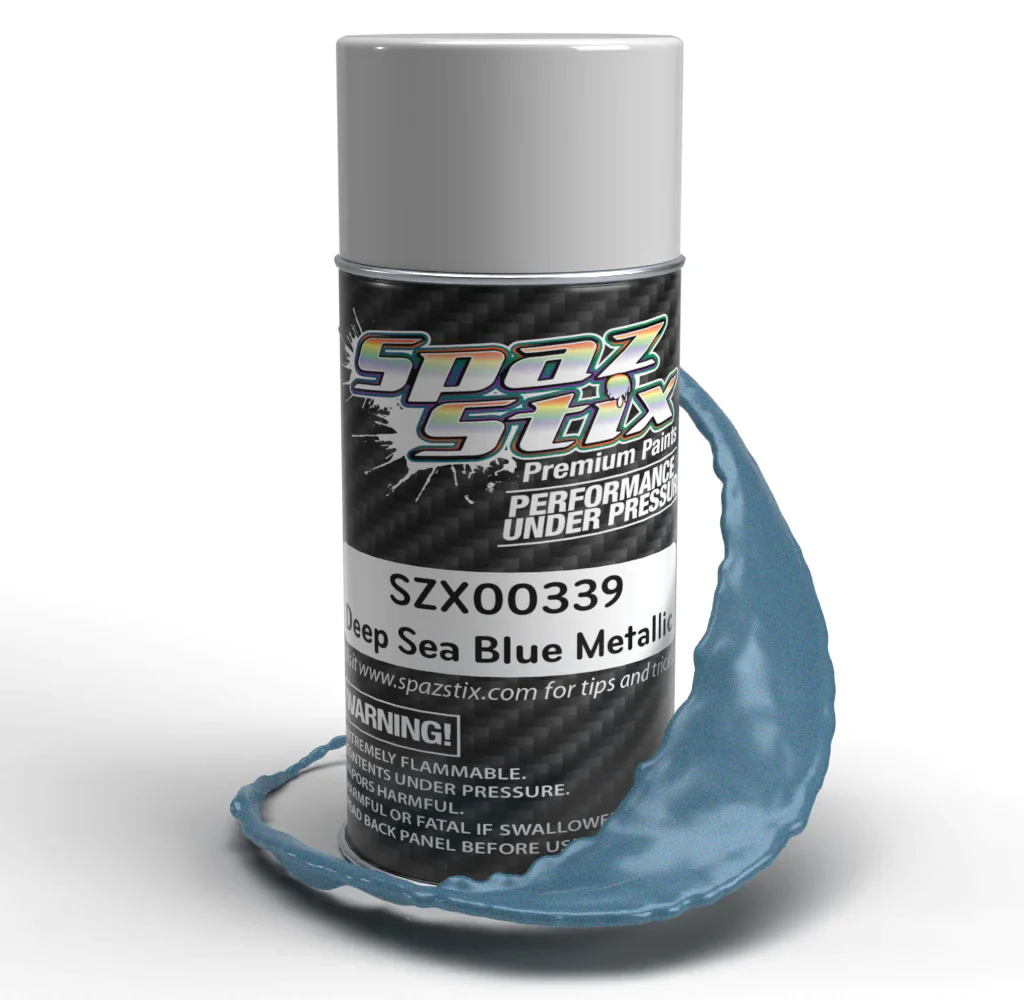 DEEP SEA BLUE Metallic Lexan Spray Paint [Spaz Stix] SZX00339