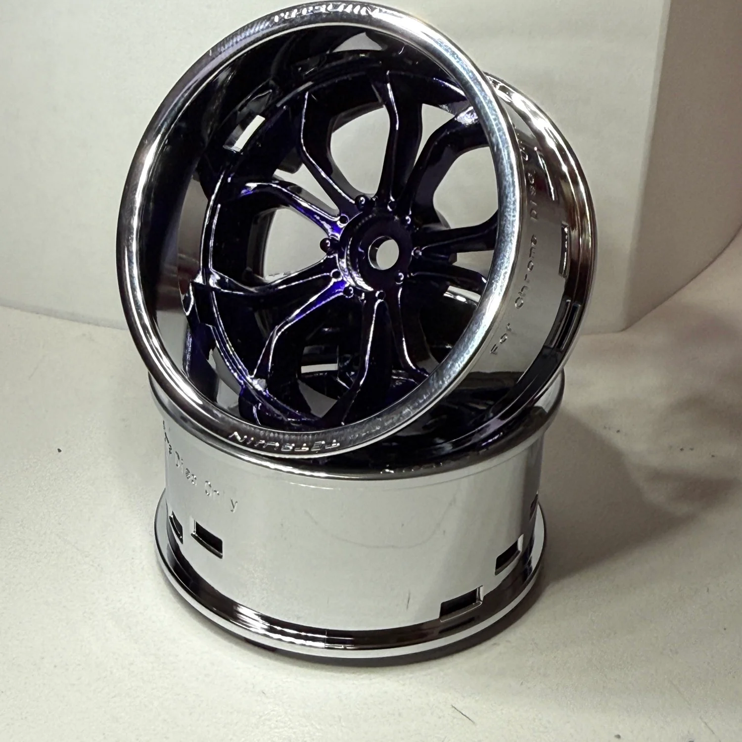 DEEP SPIDER (Chrome / Chrome Purple) Super-Rim Set (Adjustable Offset 3, 6, 9) [Tetsujin] TT-8551 - Image 2