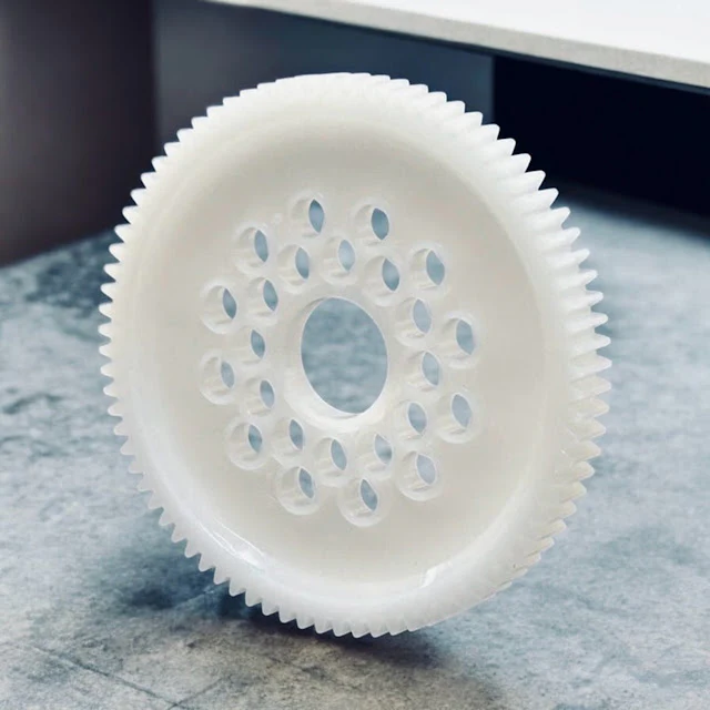 Delrin White Spur Gear 48P (65T 70T 72T 74T 76T 78T 80T 82T 84T 86T 88T 90T 92T 94T 96T) [Topline] - Image 2