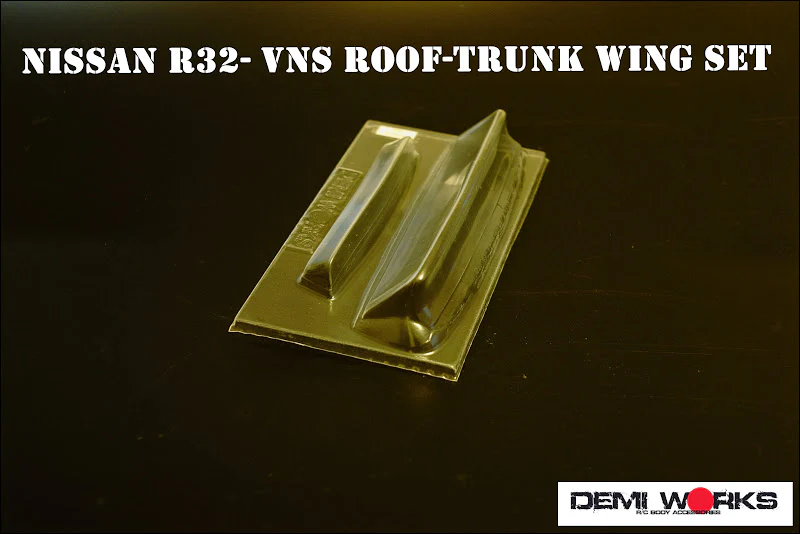 Demi Works VNS Body Kit + Truck and Roof Wing for Tamiya R32 [Demi Works] DW32VNS-S + DW32VNS-W - Image 3
