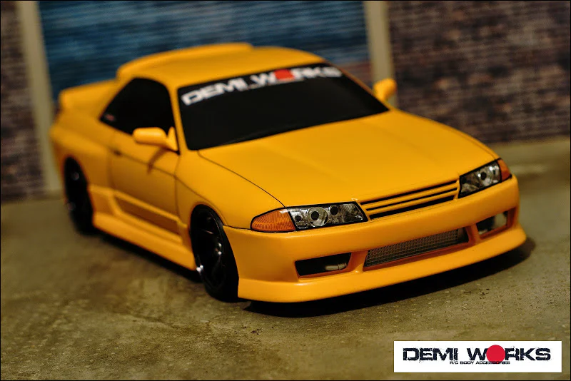 Demi Works VNS Body Kit + Truck and Roof Wing for Tamiya R32 [Demi Works] DW32VNS-S + DW32VNS-W - Image 4