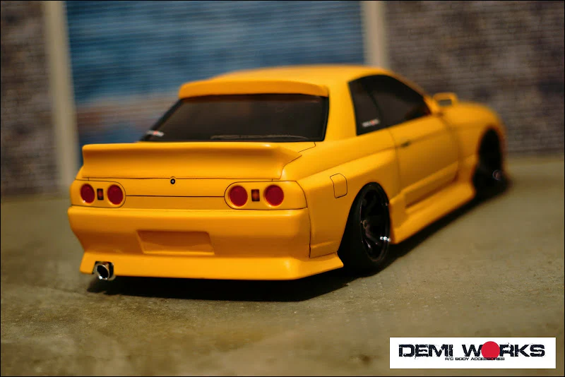 Demi Works VNS Body Kit + Truck and Roof Wing for Tamiya R32 [Demi Works] DW32VNS-S + DW32VNS-W - Image 5