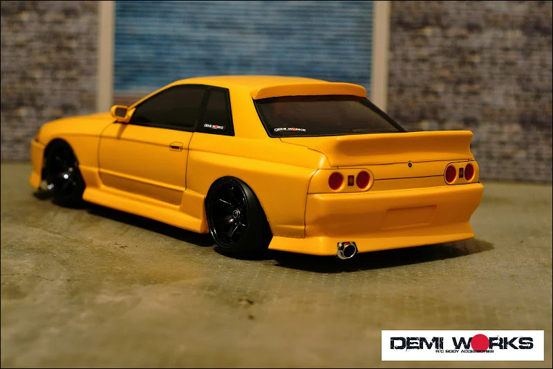 Demi Works VNS Body Kit + Truck and Roof Wing for Tamiya R32 [Demi Works] DW32VNS-S + DW32VNS-W - Image 6