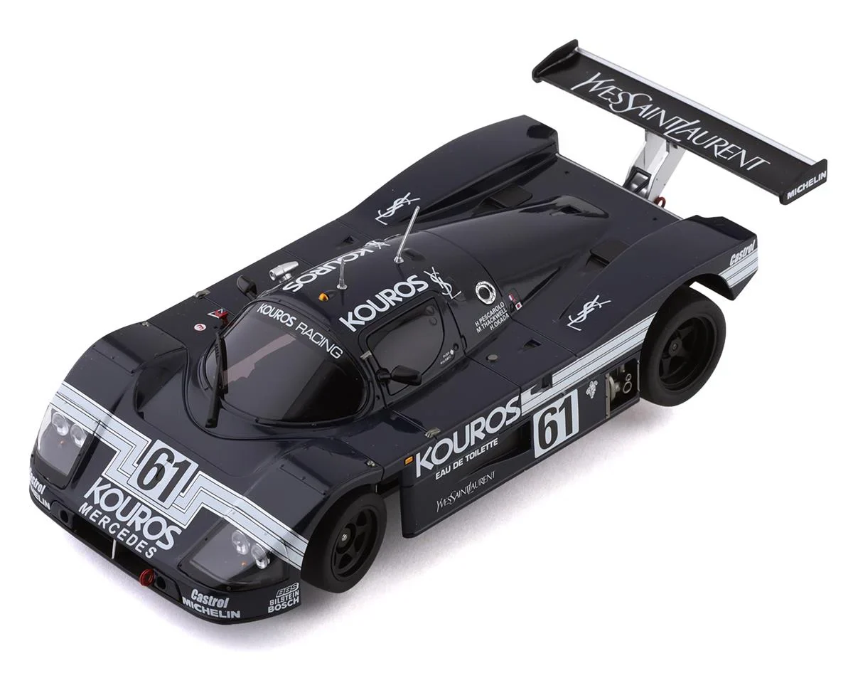 *Discontinued NOS* Sauber Mercedes C9 N0.61 Kouros MR-02 LM ASC AutoScale Body Set Mini-Z 1-28 Cars [Kyosho] MZP329KR - Image 5