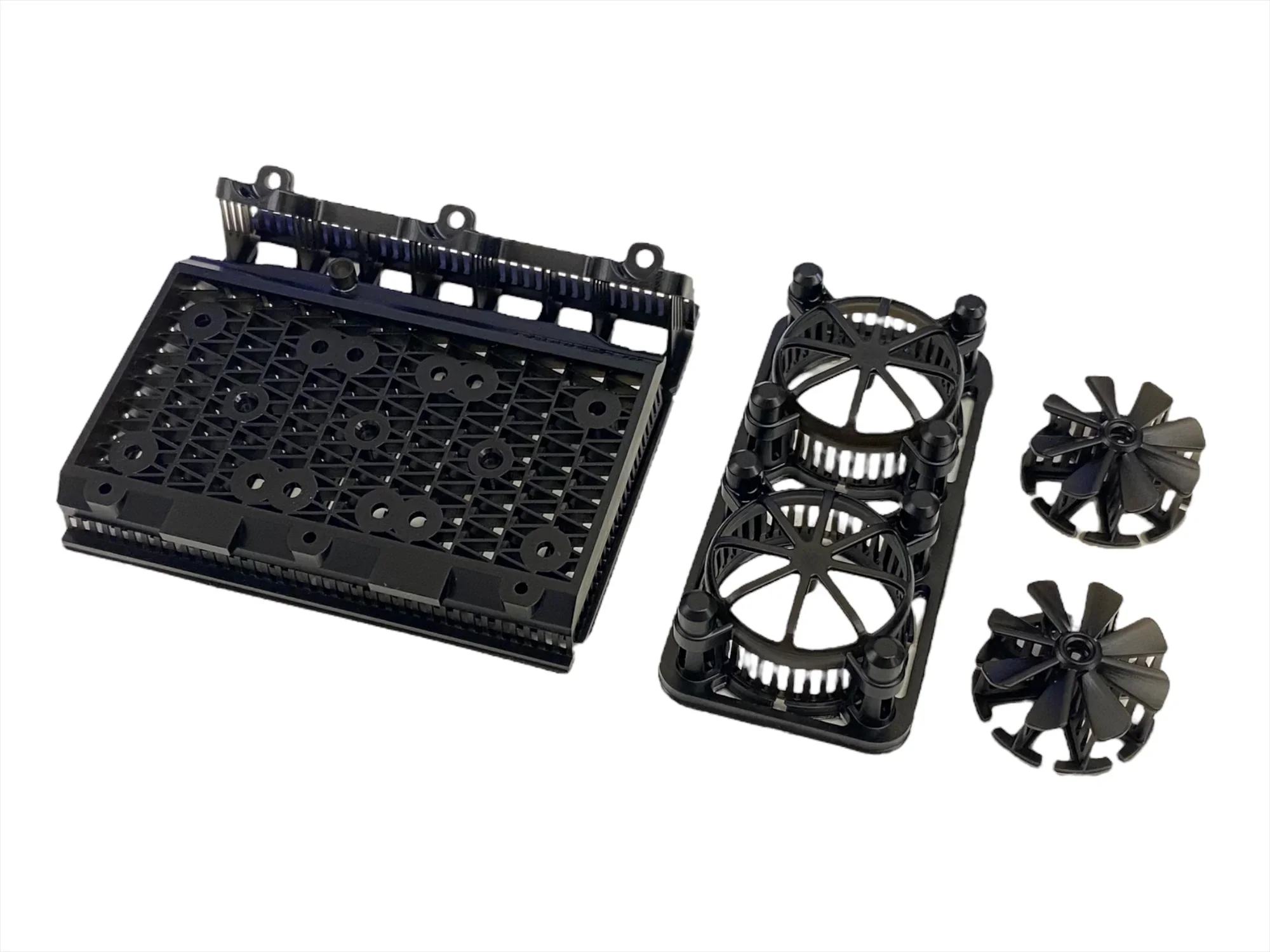 Display Radiator ASSEMBLY With Fans and Shrouds 1-10 Scale [PANDORA RC] PAC-537 - Image 2