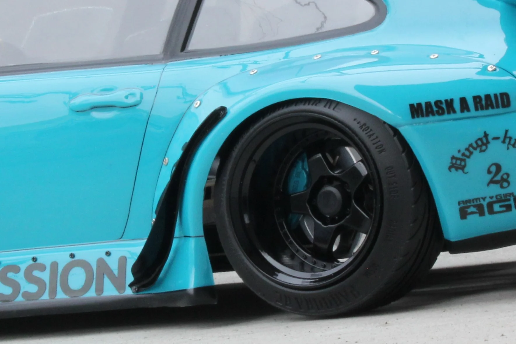 DISPLAY RIM RWB-S1 5 SPOKE - 26mm WHEEL - 8mm - 16mm OFFSET [Pandora RC] PAC-531 PAC-530