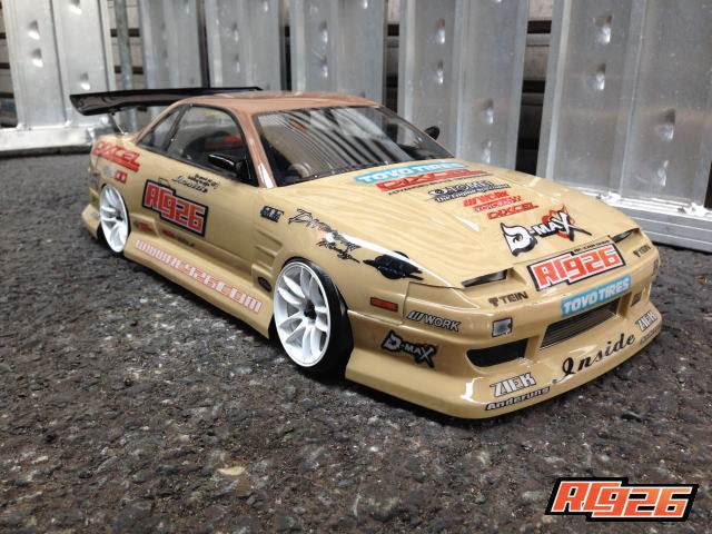 DMAX ONE-VIA 240SX S13 180SX COUPE Akinori Utsumi (Includes Wing, Mirrors, Livery) [RC926] KN-DB01
