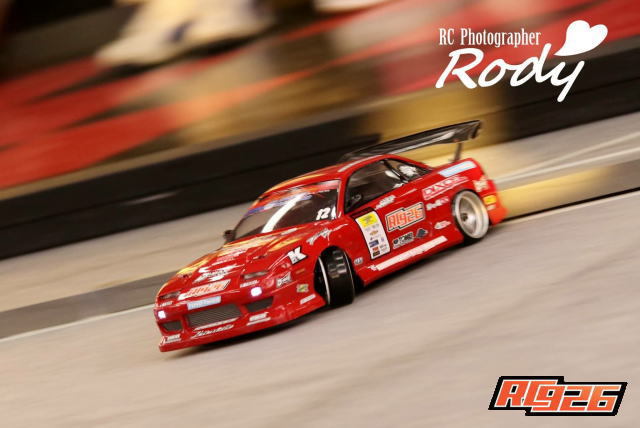 DMAX ONE-VIA 240SX S13 180SX COUPE Akinori Utsumi (Includes Wing, Mirrors, Livery) [RC926] KN-DB01 - Image 2