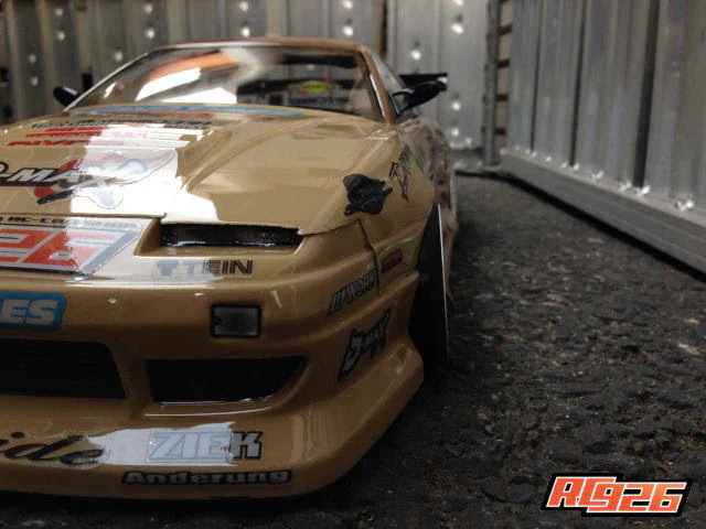DMAX ONE-VIA 240SX S13 180SX COUPE Akinori Utsumi (Includes Wing, Mirrors, Livery) [RC926] KN-DB01 - Image 5