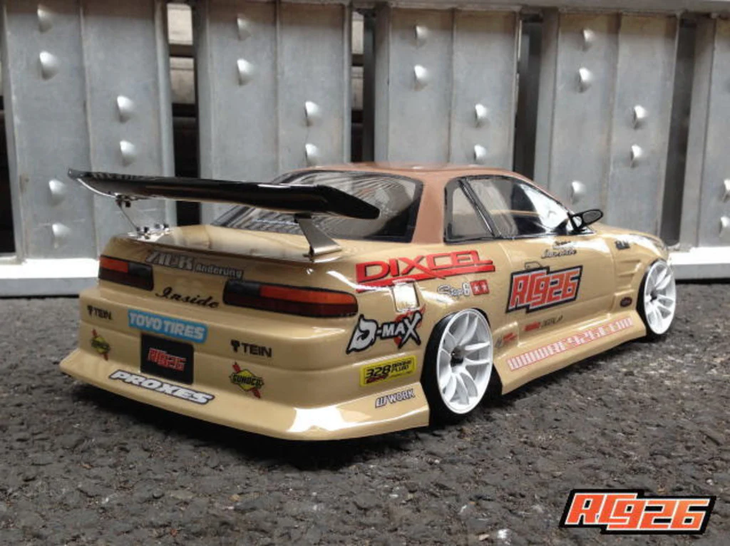 DMAX ONE-VIA 240SX S13 180SX COUPE Akinori Utsumi (Includes Wing, Mirrors, Livery) [RC926] KN-DB01 - Image 7