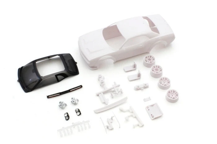 Dodge Challenger Hellcat Redeye (Unpainted) 1-28 White Body Set Mini-Z Cars [Kyosho] MZN203 - Image 2
