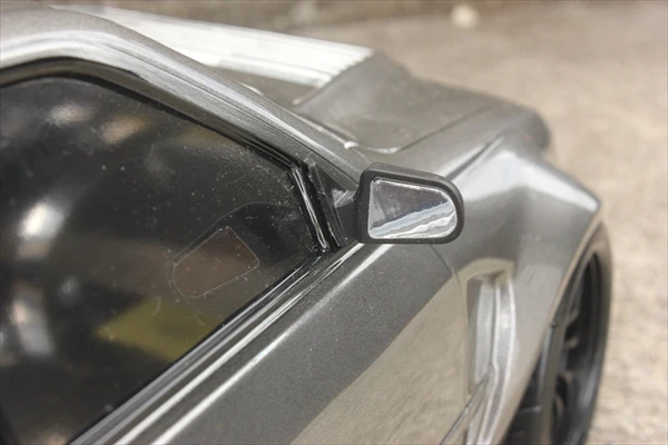 Door Mirror STANDARD Universal Style Mirrors (w- Chrome Decal) [Pandora] APA-1506 - Image 3