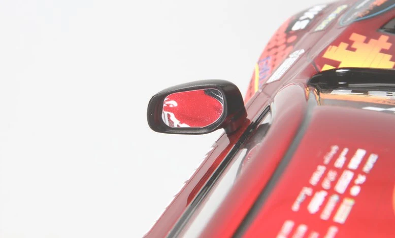 DR GT Wing and Mirror Set TYPE 2 - SWAN NECK w/ trunk bracket [Shibata] DR-WING02 - Image 4