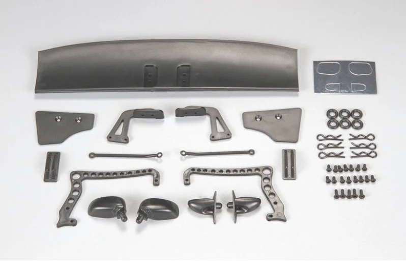 DR GT Wing and Mirror Set TYPE 2 - SWAN NECK w/ trunk bracket [Shibata] DR-WING02 - Image 5