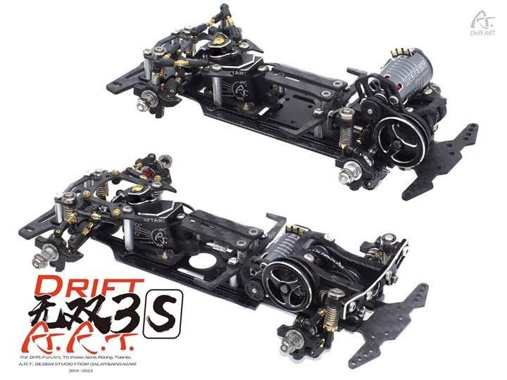 DRIFT ART DA3S 3 - 1-28 PREMIUM FULL OPTION RWD Drift Car Kit [ Mini-Z Size ] DRIFTART DA3S 99130 - Image 3