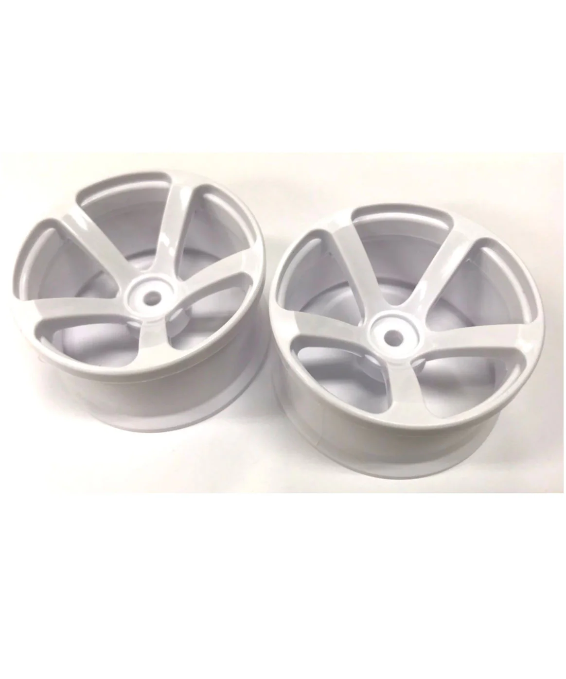 DRS-5 WHEEL WHITE 6mm 8mm [Topline RC] TDW-0612WH TDW-0812WH - Image 2
