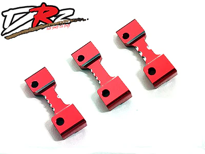 DRZ Aluminum Toe-In Block Set (3.5-4.0-4.5) (RED) [Atomic] DRZUP18CB