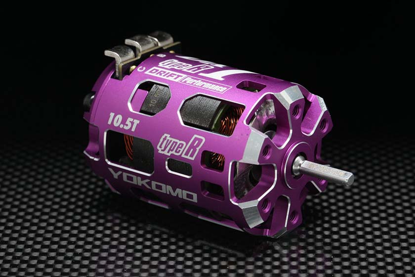 DX1 TYPE-R BRUSHLESS MOTOR 10.5T (PURPLE) Brushless Motor RP [Yokomo] RPM-DX105RP - Image 2