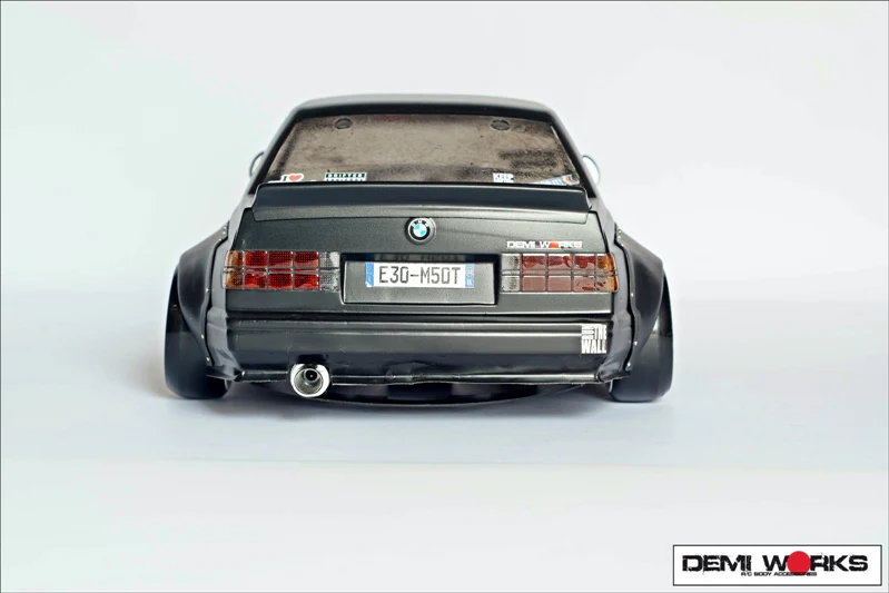 E30 OVERFENDERS Rocket Bunny Full 1-10 FENDER FLARE Kit [Demi Works] DWE30RB - Image 4