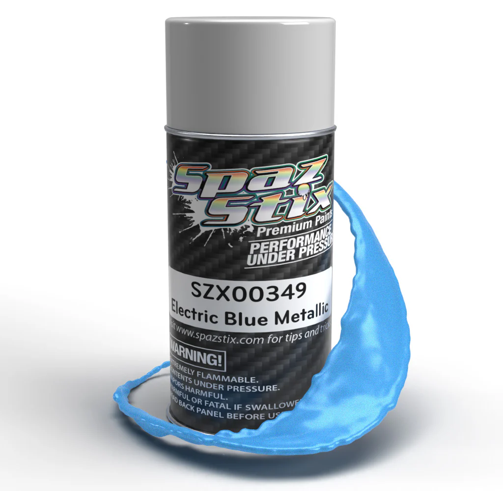 ELECTRIC BLUE PEARL Lexan Spray Paint [Spaz Stix] SZX00349