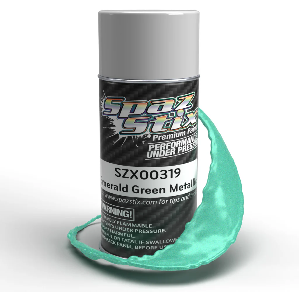 EMERALD GREEN METALLIC Lexan Spray Paint [Spaz Stix] SZX00319