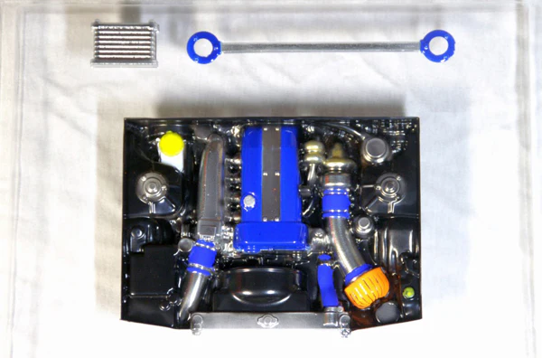Engine Set (SR / RB / FA) 1-10 Lexan Clear Motor Bay (Set of 3) [Pandora] PAI-801 - Image 3